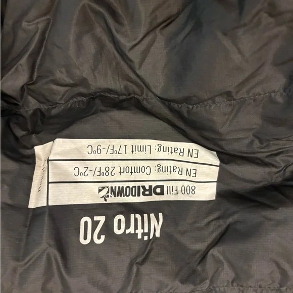 Sierra Designs 20 degree 800 fill down sleeping bags - Picture 4 of 5